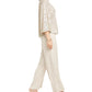 Alfani Women's Snake Embossed Wide Leg Pants Beige Size 6 Petite