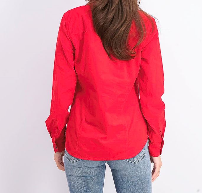 Charter Club Women's Plus Cotton Corduroy Shirt Red Size 3X