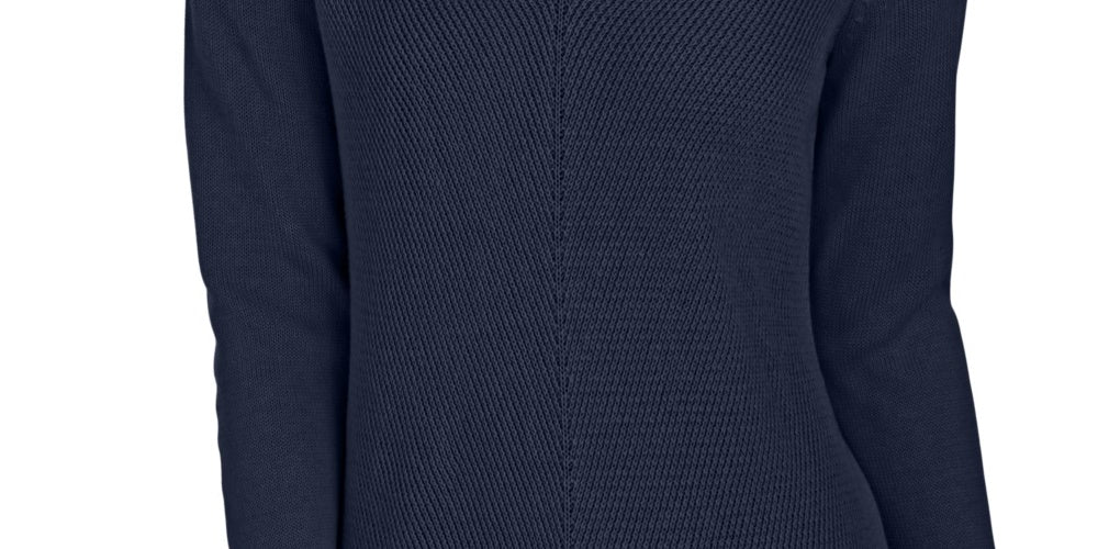 Charter Club Women's V-Neck Sweater Blue Size Medium
