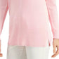 Charter Club Women's V Neck Sweater Pink Size Small