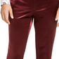 INC International Concepts Men's Flat Front Tapered Straight Fit Pants Red Size 36X32