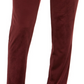 INC International Concepts Men's Flat Front Tapered Straight Fit Pants Red Size 36X32