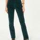 Charter Club Women's Lexington Corduroy Tummy Control Pants Green Size 14