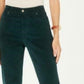 Charter Club Women's Lexington Corduroy Tummy Control Pants Green Size 8