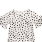 First Impressions Baby Girls Cheetah-Print Bell-Sleeve Cotton Bodysuit White Size 12M