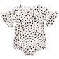 First Impressions Baby Girls Cheetah-Print Bell-Sleeve Cotton Bodysuit White Size 24M