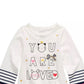 First Impressions Baby Girls Cotton Long-Sleeve Graphic-Print T-Shirt White Size 12M