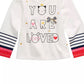 First Impressions Baby Girls Cotton Long-Sleeve Graphic-Print T-Shirt White Size 12M