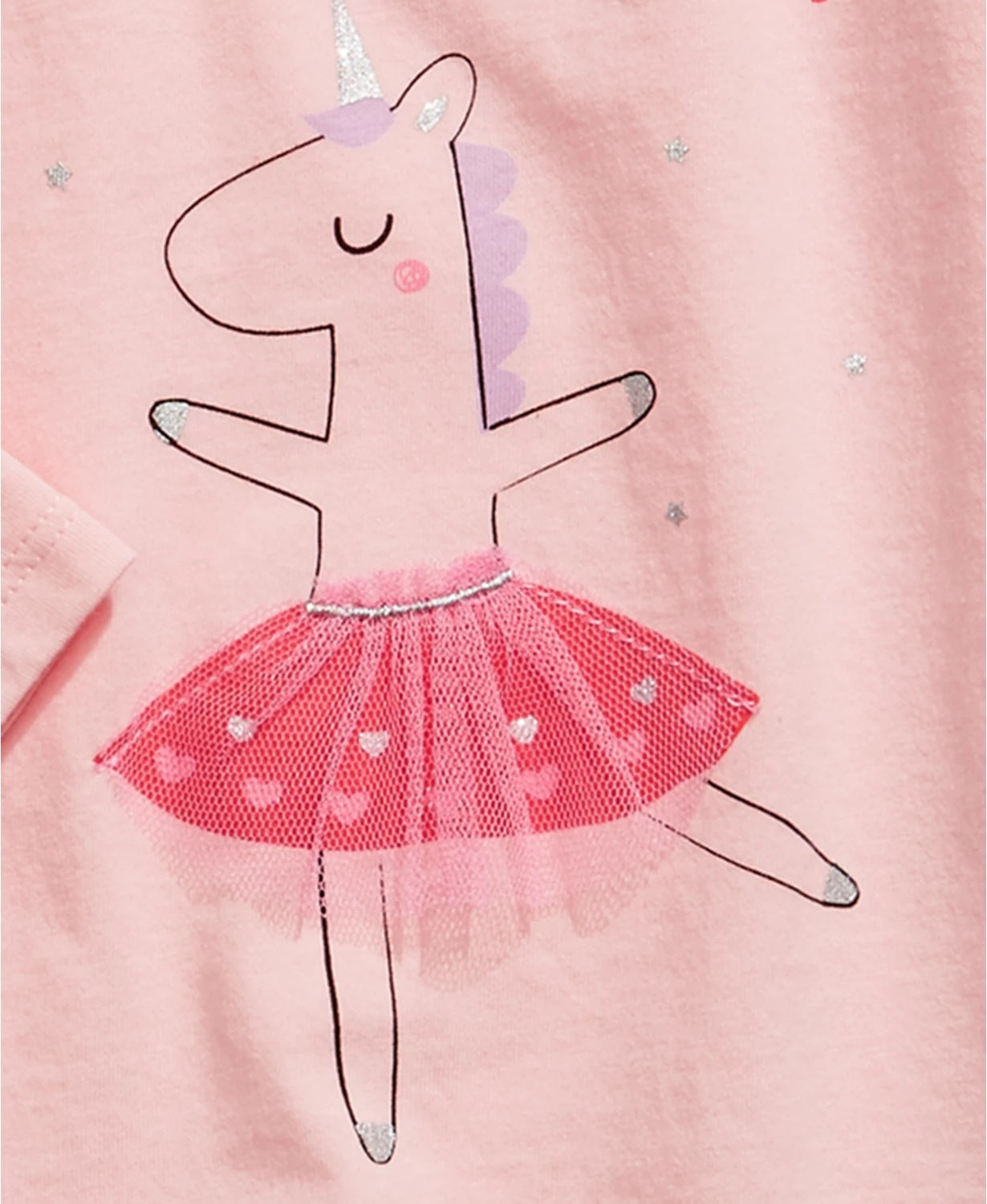 First Impressions Baby Girl's Dancing Unicorn T-Shirt  Pink Size 24 Months