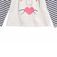 First Impressions Toddler Girl's Cotton Striped Bear T-Shirt White Size 3T
