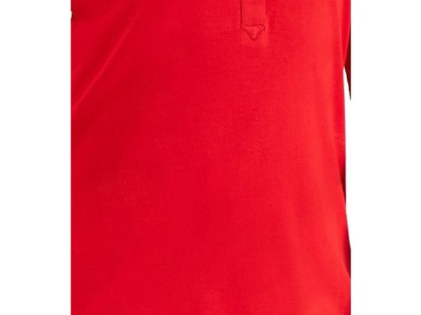 Charter Club Women's Knit Polo Shirt Red Size X-Small