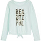 Epic Threads Big Girl's Beautiful T-Shirt Navy Size Small