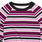 Epic Threads Big Girls Striped Top Dark Purple Size Extra Large