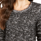 Style & Co Women's Petite Marled Eyelash Sweater Black Size Petite Petite
