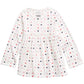 First Impressions Toddler Girls Heart-Print Cotton Tunic White Size 4T REG