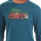 Clubroom Men's Teal Graphic Classic Fit T-Shirt Navy Size Large