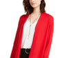 Alfani Women's Snap-Sleeve Open Cardigan  Red Size Small