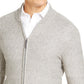 Tasso Elba Men's Full Zip Marled Sweater Grey Size Medium