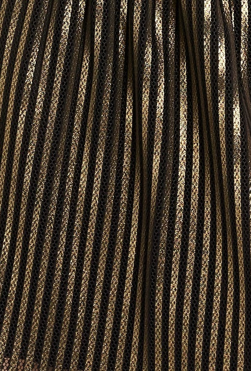 INC International Concepts Women's Gold Pleated Skirt Gold Size X-Large