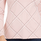 Charter Club Women's Petite Printed Mock-Neck Top Pink Size Petite Large