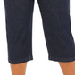Karen Scott Women;s Plus Size Denim Capri Pants  Blue Size Petite Small
