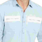 INC International Concepts Men's Light Blue Collared Dress Shirt Blue Size X-Small