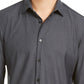Alfani Men's Shirt Small Knit Classic-Fit Button Down Black Size Small