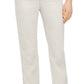 Style & Co Women's Straight Leg Chino Pants Beige Size 14