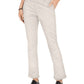 Style & Co Women's Straight Leg Chino Pants Beige Size 14