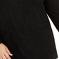 Style & Co Women's Plus Lace Shoulders Textured Blouse Black Size 0X