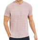 Sun + Stone Men's Heathered Pocket T-Shirt Red Size Large