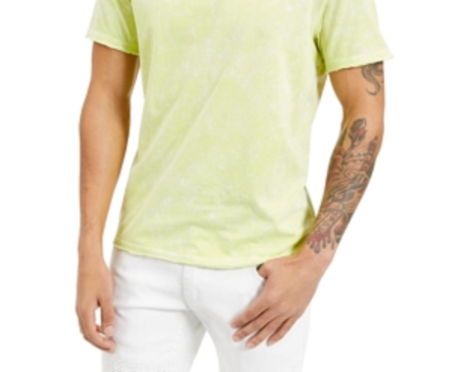 INC International Concepts Men's Cotton Tie-Dye T-Shirt Gold Size XX Large