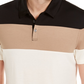 Alfani Men's Colorblocked Polo Shirt  Beige Size Medium