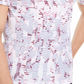 Alfani Men's Ribbed Trim Printed Polo Shirt White Size Large