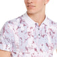 Alfani Men's Floral Striped Polo Shirt White Size XX-Large