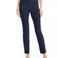Charter Club Women's Cambridge Straight-Leg Pants Blue Size 4