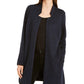 Alfani Women's Open Front Jacquard Jacket Black Size  Petite Medium
