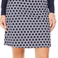 Charter Club Women's Printed Skort Blue Size Medium