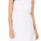Style & Co Women's Textured Cotton Dress White Size Large