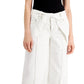 INC International Concepts Women's Tie-Waist Culotte Pants White Size 0