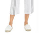 Charter Club Women's Striped Capri Pants White Size Large