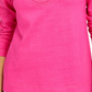 Charter Club Women's Cotton Embroidered Top Pink Size X-Large