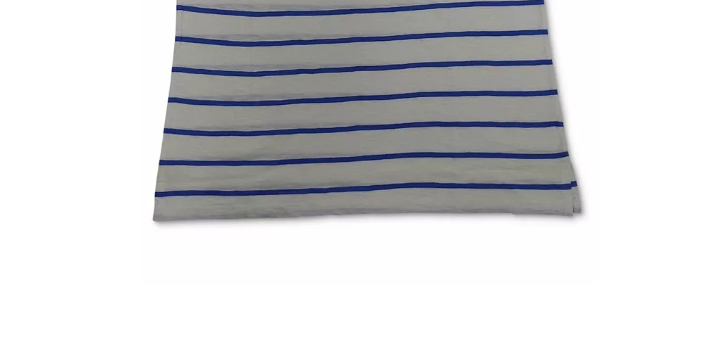 Charter Club Women's Striped T-Shirt Blue Size Small