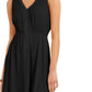 Style & Co Women's Handkerchief Hem Dress Black Size Small