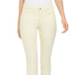 Style & Co Women's Light Wash Skinny Ankle Jeans Dark Yellow Size 12