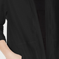Karen Scott Women's 3/4 Sleeve Cozy Cardigan Black Size Medium