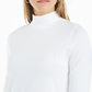 Charter Club Women's Supima Cotton Mock-Neck Top White Size XX-Large