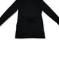 Charter Club Women's Long-Sleeve Tie-Waist Top Black Size XX-Large