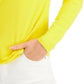 Style & Co Women's Long-Sleeve Top Yellow Size Large