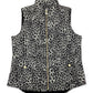 Charter Club Women's Quilted Animal Print Vest White Size Small